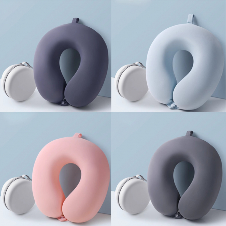 M097 포켓 메모리폼 여행용 목베게 차량용 목쿠션 기내용 인쇄 주문제작 답례품 #2