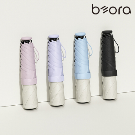 BOR 무지 인쇄우산 059 로맨틱 투톤 초경량 우양산 #2