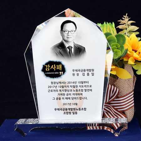 재직기념 정년 퇴직 기념패 TKS036 수묵화 #2