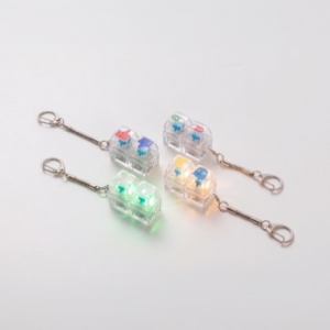 LED 키캡 키링 2구 주문제작
