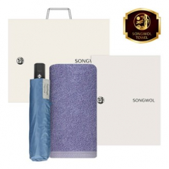 송월 40수 160g 타올 1장 + 송월 SW3단비즈니스완자 우산 2조세트