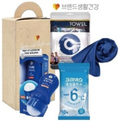 쿨아이스세트 브생건139호(멘소래담 쿨롤온로션+크리넥스쿨링물티슈+아이스쿨타올)