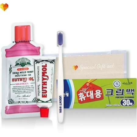 유시몰 유덴트세트 17호(치약20g+알칫솔1개+가글15ml+크린랩휴대용크린백30매) #5