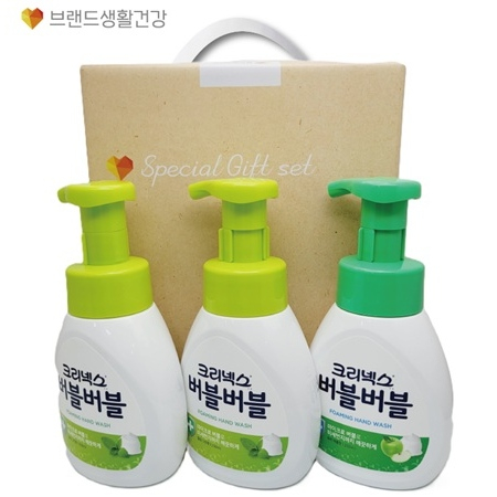크리넥스 버블버블 거품형 핸드워시 250mlX3P (손잡이케이스포함) #2