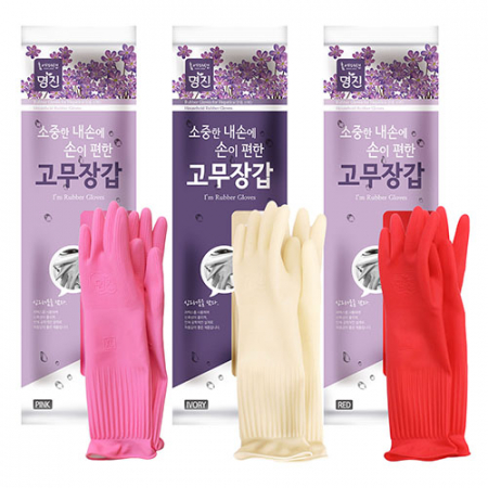 명진 손이 편한 고무장갑 XL #2