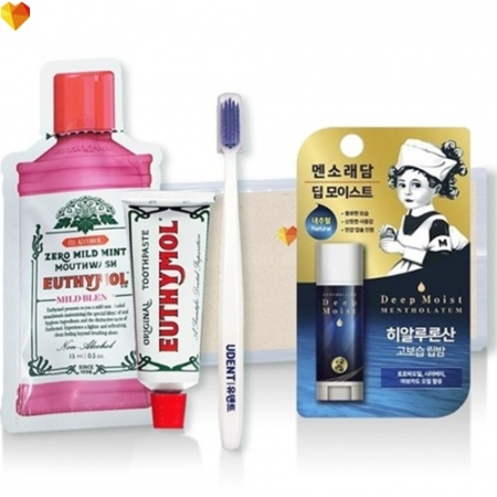 유시몰 유덴트세트 2호(치약20g+알칫솔1개+가글15ml+멘소래담딥립밤) #3