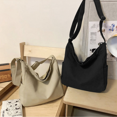 버클 디자인 대용량 캔버스 가방 크로스백 #2