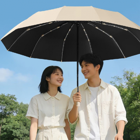 Blossom 60K 더블 프레임 블랙코팅 3단 12K 자동양우산 1P #3