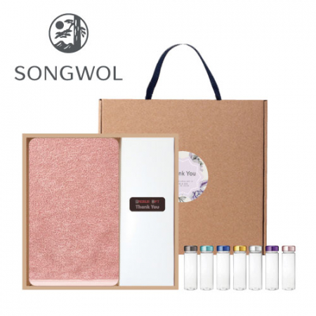 (송월타올)40수코마무지40(180g) 텀블러세트(40수코마무지40(180g) + 메탈트라이탄) #2