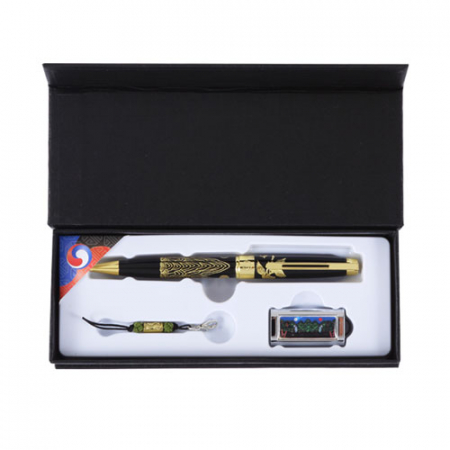 외국인 바이어 선물 고급 금장 일월오봉도 볼펜  자개 대용량 USB #3