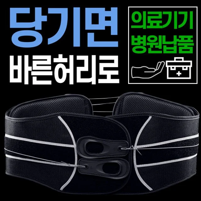 의료용 견인/척추 치료교정 병원추천 허리보호대 복대 #2