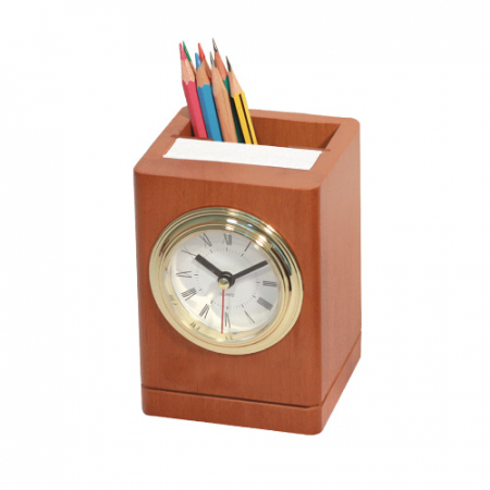 원목 탁상시계 필통 JW-058-1 SJ #2