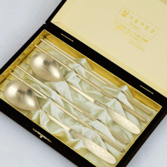 JJ806 제노바 웨이브 티타늄 수저세트 2벌