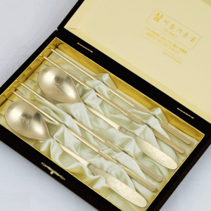 JJ806 제노바 웨이브 티타늄 수저세트 2벌