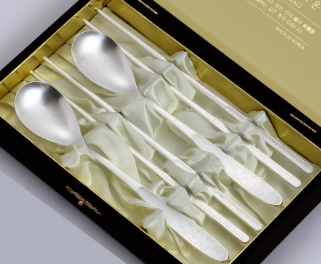 JJ210.제노바 웨이브 은수저 선물세트 2벌 #3