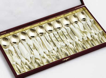 JJ015-A 키친아트 산수화 티타늄 수저세트 10벌 #3