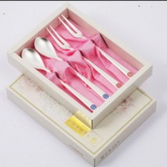 JJ206. 제노바 명품 은티스푼 세트 티포크세트 4P