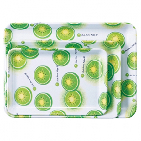 신직사각 멜라민쟁반 키위 3P #2