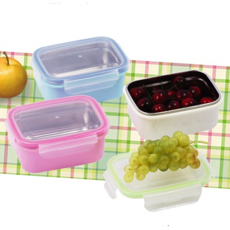 스테인리스 이중밀폐용기 도시락 (대) #2