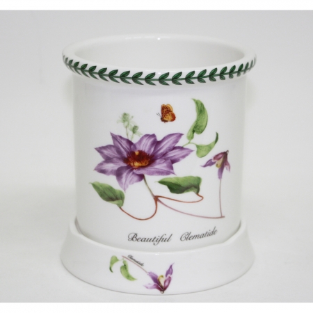 제비꽃 도자기 수저통 #3