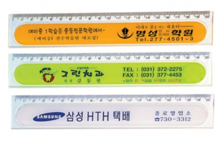 20CM 투명 사출자 (홈) #2