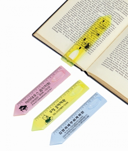 연필 책갈피자 12CM (칼라) #4