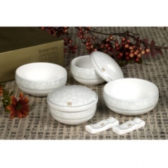 오목 반상기 8p (그릇세트)