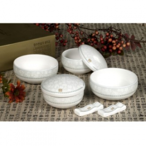 오목 반상기 8p (그릇세트)