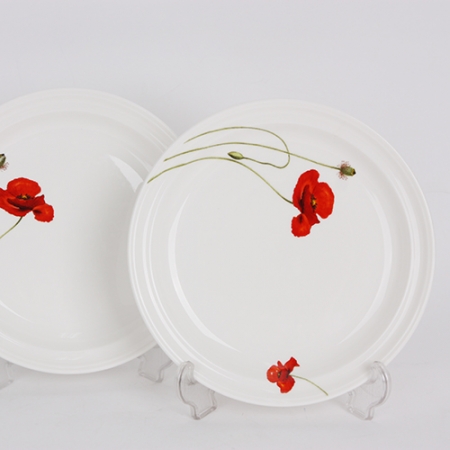 [접시세트] 홍양귀비 뷔페 접시 2P #2