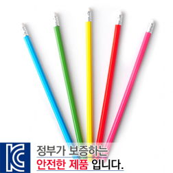 육각 지우개 연필