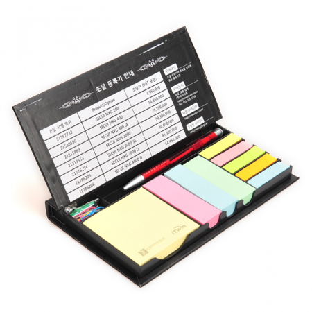 고급 양장 (H- 28) 점착메모지 볼펜함 (특대) #2