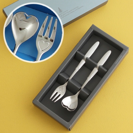 엔젤하트 티스푼포크 2P 과일포크 하트스푼 #2