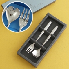 엔젤하트 티스푼포크 2P 과일포크 하트스푼