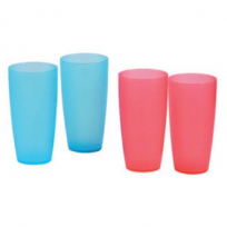 다용도 플라스틱컵 400ml 투명색