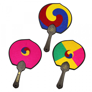 꼬마선(기성) 훈민정음 태극 전통 부채 손잡이인쇄