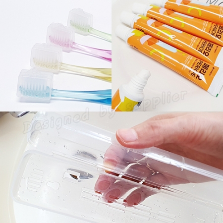 치과용 크리스탈 캡 미세모+페리오 / 칫솔 치약 세트 #5