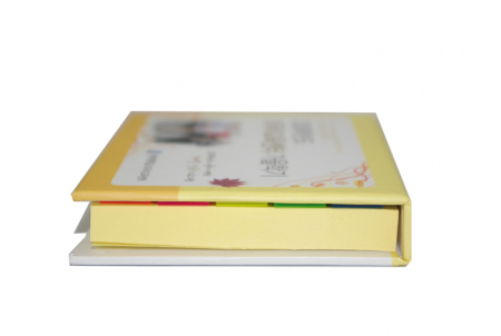 하드 커버 (Y- 12) - 점착메모지 상하단 형광 필름 #5