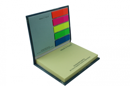 하드 커버 (Y- 12) - 점착메모지 상하단 형광 필름 #2