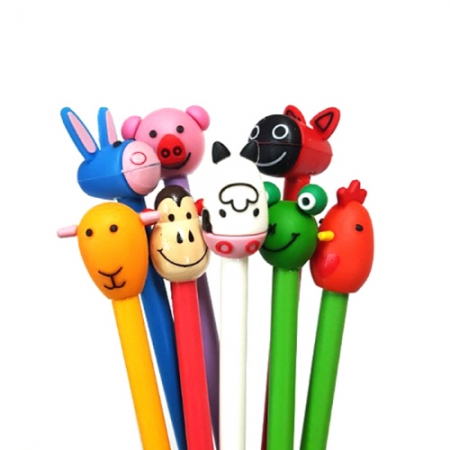 8종 동물 캐릭터 연필 #2