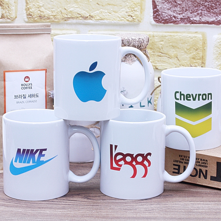 캐빈 변색 직선 백자 매직 머그컵 #2