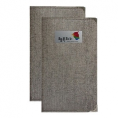 마직 베이지 2단 메뉴판