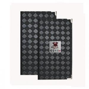 메쉬 블랙 2단 메뉴판