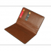 작은이미지: 양면 천연 소가죽 브라운 투톤 칼라 여권지갑 (1154) #2