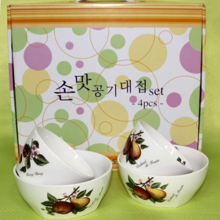 과일 공기 대접 4p (그릇세트) #4