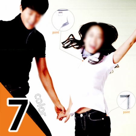 멀티연사 체크배색 긴팔 7종 긴팔티 #2