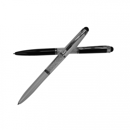 M크리스탈 터치펜(대)세트-금속 #3