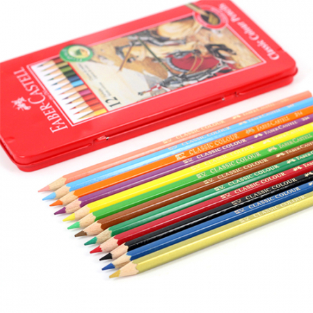 파버 카스텔- 틴일반 색 연필 12색 #3