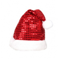 반짝이 산타 모자