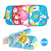 주방용 장갑 세트 장갑+받침