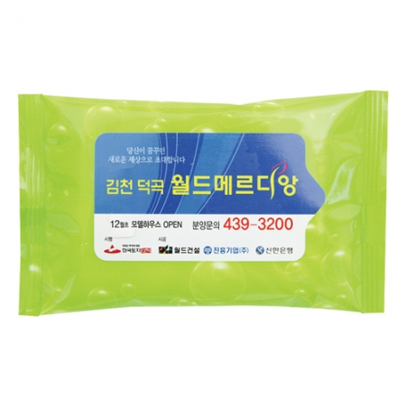 (JC) 녹색 나라 물방울 연두 물티슈 (20매) #2